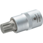 Toolcraft 1/2 Drive Socket With Spline Bit M14