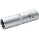 Toolcraft 1/4" Drive Long Reach Socket 10mm