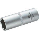 Toolcraft 1/4 Drive Long Reach Socket 13mm