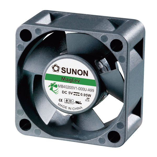SUNON® MB40200V2-0000-A99 DR MAGLev Brushless Axial Fan 5V DC 40 x...