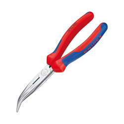 Knipex 26 22 200 Bent Snipe Nose Side Cutting Pliers (Stork Beak Pliers) 200mm