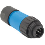 Amphenol C016 20H003 110 10 Straight cable plug C16-1 Number of pins: 3+PE