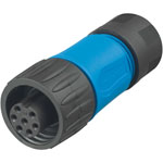 Amphenol C016 10D006 010 10 Cable socket straight C16-1 Number of pins: 6+PE