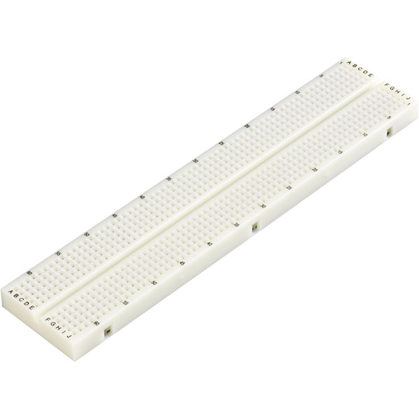 Rapid Solderless Breadboard Eic Tn 630 Point 165 X 36 85mm Rapid Online 6765