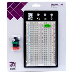 Rapid Solderless Breadboard EIC-104 3 Terminal 1660 Point 215 x 130 11.3mm