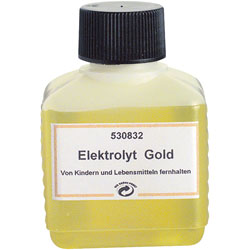 Electrolyte Gold Solution Alkaline 30ml