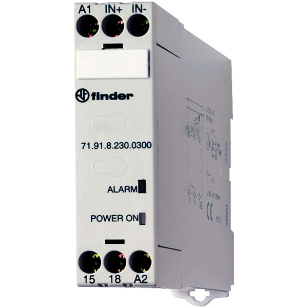Finder 71.91.8.230.0300 Thermistor Temperature Sensing Relay 230VAC Rapid Online