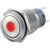 Zip Switch 19mm IP67 Vandal Resistant Switch SPST On-On Red LED