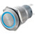 Zip Switch LAS1-AGQ-11ZE Red 19mm IP67 Vandal Resistant SPST On-On Red LED