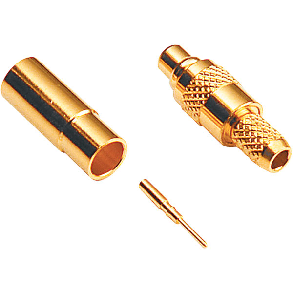  416600 MMCX Microminiature Connector Gold Plated Crimp Coupling