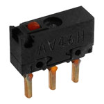 Panasonic AV440461J Super Miniature Micro Switch 30V DC 0.5A IP40 PC Straight