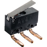 Panasonic AV462461J Super Miniature Micro Switch 30V DC 0.5A IP40 PC Reverse Ang