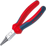 Knipex 22 05 140 Round Nose Pliers Multi Component Grips 140mm