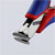 Knipex 64 02 115 Electronics End Cutting Nippers With Bevel Edge