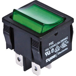 TE Connectivity 1634200-9 Rocker Switch, Df 250V AC 6A