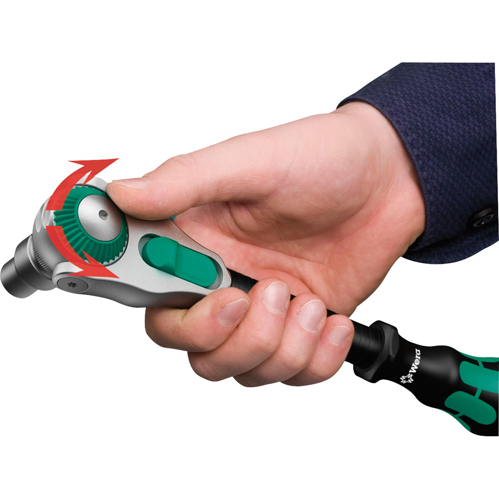 Wera 05003500001 8000 A Zyklop Speed Ratchet 1/4 Drive