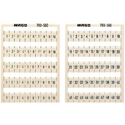 WAGO 794-5602 WMB Multiple Marking System Vertical 61 ... 70 10x, white