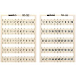 WAGO 794-5602 WMB Multiple Marking System Vertical 61 ... 70 10x, white