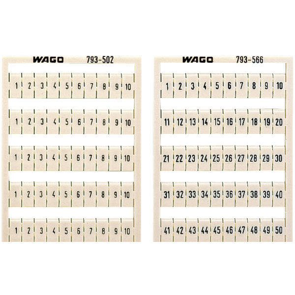  793-5503 WMB Multiple Marking System Horizontal Marking 11 ... 20 10x White