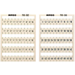 WAGO 793-5504 WMB Multiple Marking System Horizontal Marking 21 ... 30 10x White