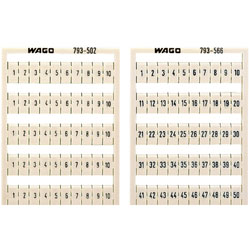 WAGO 793-5505 WMB Multiple Marking System Horizontal Marking 31 ... 40 10x White