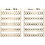WAGO 793-5505 WMB Multiple Marking System Horizontal Marking 31 ... 40 10x White
