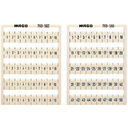 WAGO 793-5506 WMB Multiple Marking System Horizontal Marking 41 ... 50 10x White