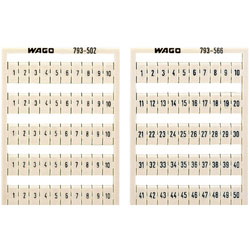 WAGO 793-5570 WMB Multiple Marking System Horizontal 61 ... 70 10x, white