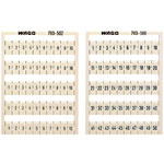 WAGO 793-5570 WMB Multiple Marking System Horizontal 61 ... 70 10x, white