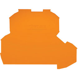 WAGO 2002-2292 Double Deck 0.8mm End and Internal Plate for 2002 Series Orange