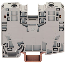 WAGO 285-135 2 Conductor 125A Side Entry Through Terminal Block Grey