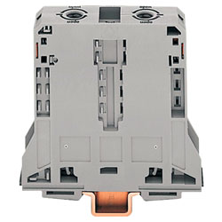 WAGO 285-195 2 Conductor 232A Side Entry Through Terminal Block Grey