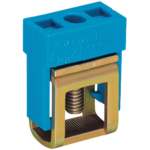 Wago 210-281 Connector for Busbar with Blue Cover