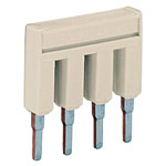 WAGO 2006-405 5 Way 41A Insulated Push-in Jumper Bar for 2006 Series Light grey