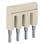WAGO 2000-404 4 Way Insulated Push-in Jumper Bar 2000 Series Light grey