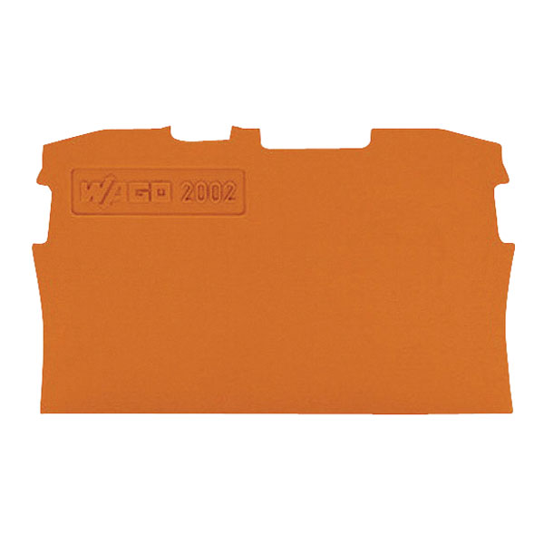  2002-1292 0.8mm End and Intermediate Plate for 2001-1200 Series Orange