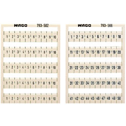 WAGO 793-4569 WMB Multiple Marking System Horizontal 51 ... 60 10x, white