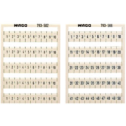 WAGO 793-4573 WMB Multiple Marking System Horizontal 91 ... 100 10x, white