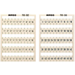 WAGO 793-4606 WMB Multiple Marking System Vertical 41 ... 50 10x, white