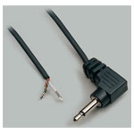 BKL Electronic Audio/NF Cable with 3.5mm Mono Jack Plug Angled