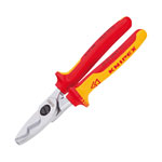 Knipex 95 16 200 VDE Cable Shears With Twin Cutting Edge 200mm