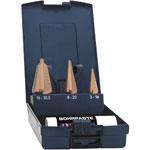 Exact 50105 HSS TiN Tube & Sheet Drill Set 3-14/4-20/16-30.5mm + Drilling Paste