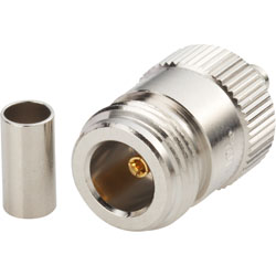 Amphenol N6121A1-NT3G-1-50 N Series Straight Crimp Socket