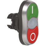 BACO Double Push-button Actuator L61QB21 Red/Green