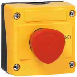 BACO Mushroom Switch in Housing LBX10510 1 x on/off EMERGENCY STOP