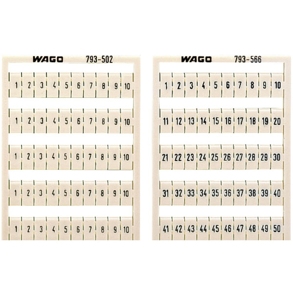  793-3501 WMB Multiple Marking System Plain for 3.5mm Terminal Block White