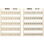 WAGO 793-3505 WMB Multiple Marking System Horizontal Marking 31 ... 40 10x White