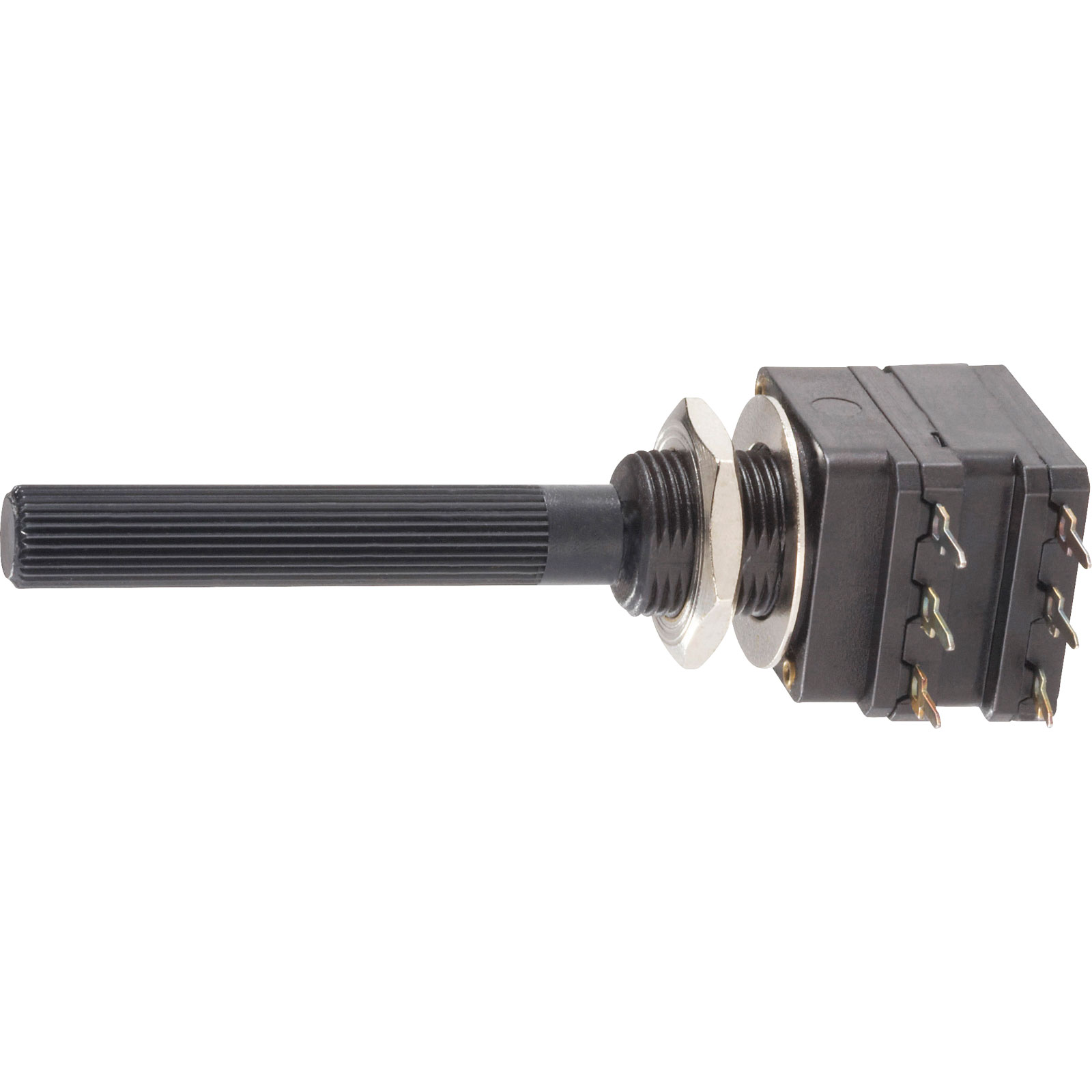 Piher PC16 25K Ohm Linear Mono Potentiometer - PCB Mount, 0.2W, ±20% Tolerance, Bulk Packaging