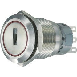 White Label SH1294 Key Switch, 90° Switching Angle