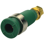 SKS Hirschmann 935980320 2mm MSEB 2600 G M3 Au Plated Skt CAT III Black